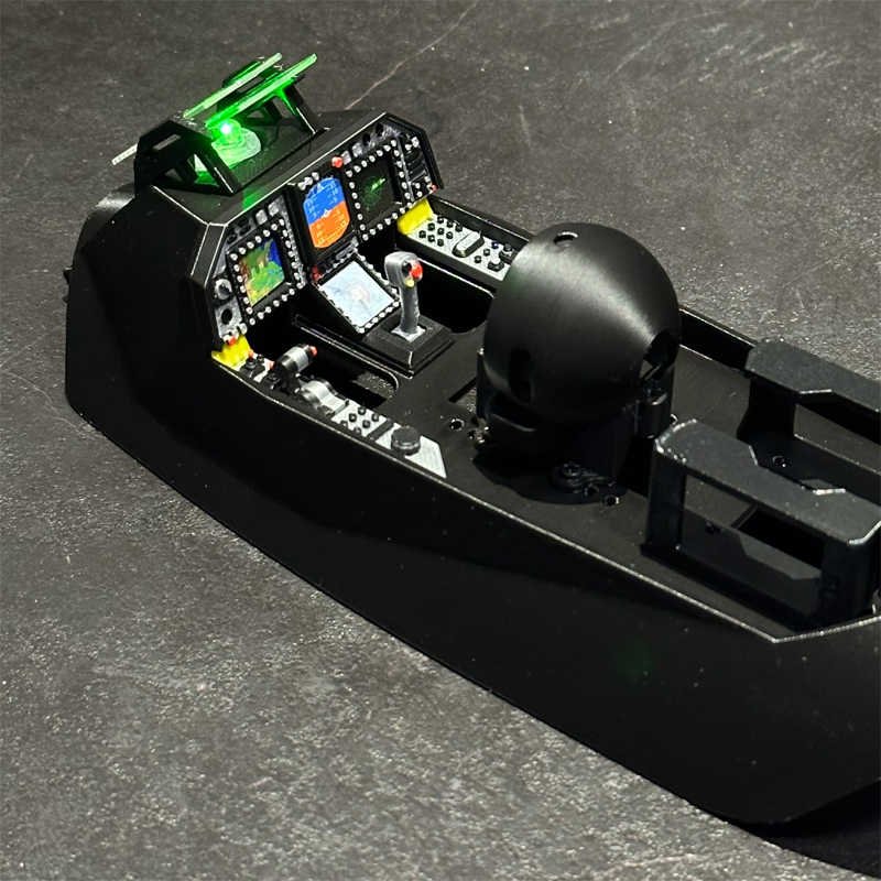 Brushless Motor Thrust Test Stand - 1 Stück Maßstabsgetreue Cockpit-Abdeckung RC FPV